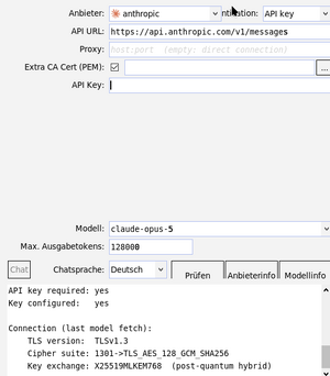 KI Kryptographie Aushandlung in expecco