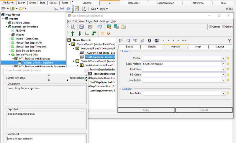 Label Holder einstellen