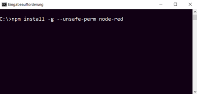 Install node-red command.png