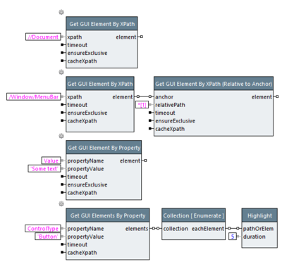 A Few Examples on How to Access Elements in Notepad.